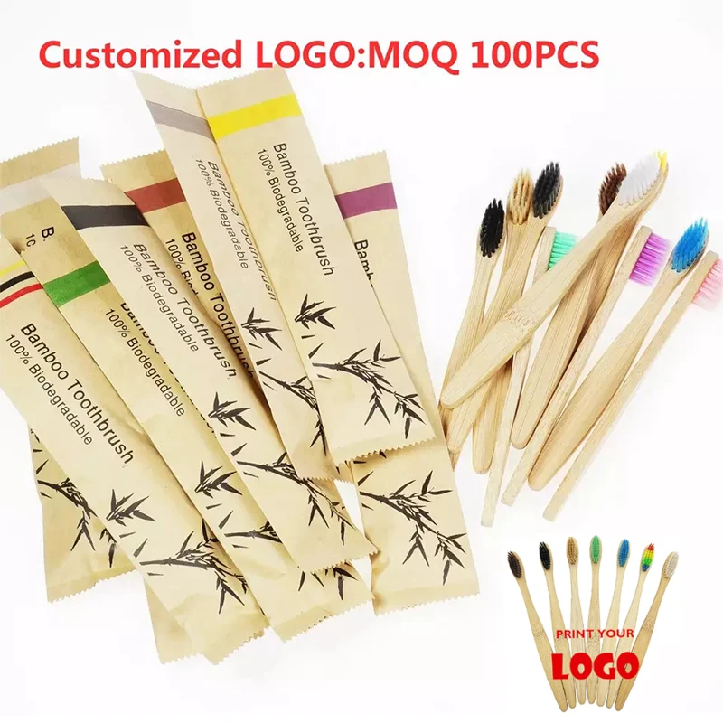 100Pcs Adult Eco Friendly Bamboo Resuable Toothbrushes Portable Child Wooden Soft Tooth Brush For Home Travel Hotel Use
100Pcs Adult Eco Friendly Bamboo Resuable Toothbrushes Portable Child Wooden Soft Tooth Brush For Home Travel Hotel Use