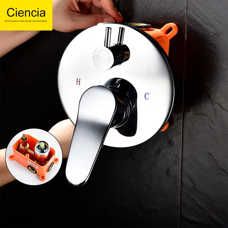 Copper Chrome Plated Double Feature Two into Two Cold Wall-in Embedded Box Shower Body Concealed Mixing Valve Phone Body
Copper Chrome Plated Double Feature Two into Two Cold Wall-in Embedded Box Shower Body Concealed Mixing Valve Phone Body