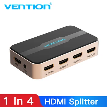 Vention HDMI Switcher 1x2 1x4 HDMI Splitter 4K HDMI 1 Input 4 Output Switch With Power for XBOX 360 PS4/3 HDTV HDMI Splitter
Vention HDMI Switcher 1x2 1x4 HDMI Splitter 4K HDMI 1 Input 4 Output Switch With Power for XBOX 360 PS4/3 HDTV HDMI Splitter