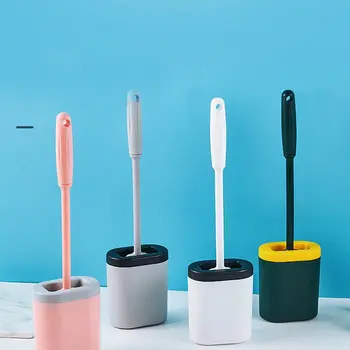 Silicone Toilet Brush and Holder Quick Drain Cleaning Brush Tools for Toilet Household WC Bathroom Accessories Sets
Silicone Toilet Brush and Holder Quick Drain Cleaning Brush Tools for Toilet Household WC Bathroom Accessories Sets
