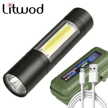 Accept Dropshiping built-in battery XP Q5 LED Flashlight Zoom Focus Rechargeable torch Side COB Light linterna Outdoor Lamp Z98
Accept Dropshiping built-in battery XP Q5 LED Flashlight Zoom Focus Rechargeable torch Side COB Light linterna Outdoor Lamp Z98