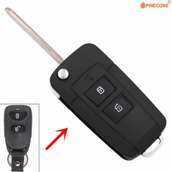 PINECONE for Hyundai New Santafe Santa Fe 2 Button Key Modified Flip Folding Car Key Fob Shell Case
PINECONE for Hyundai New Santafe Santa Fe 2 Button Key Modified Flip Folding Car Key Fob Shell Case