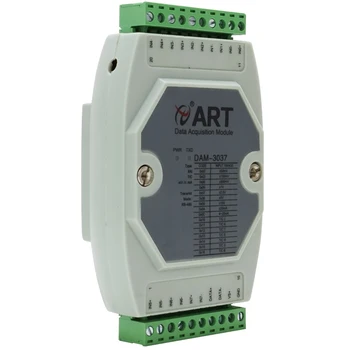 DAM3037 8-channel thermocouple temperature acquisition module, collect 4-20mA 100mV signal, RS485 communication
DAM3037 8-channel thermocouple temperature acquisition module, collect 4-20mA 100mV signal, RS485 communication