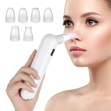 Electric Blackhead Suction Instrument 6 Nozzle Red Blue Light Hot Compress 5 Levels Adjustment Cleansing Pores Facial Care
Electric Blackhead Suction Instrument 6 Nozzle Red Blue Light Hot Compress 5 Levels Adjustment Cleansing Pores Facial Care