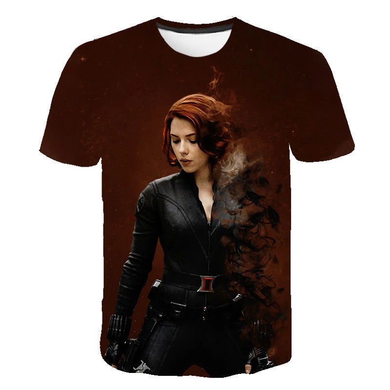 3D Black Widow Marvel Graphic T Shirt Cool Human Summer Tees Femme Tshirt Men Women Clothes Camisetas Poleras Hombre Breathable 
3D Black Widow Marvel Graphic T Shirt Cool Human Summer Tees Femme Tshirt Men Women Clothes Camisetas Poleras Hombre Breathable