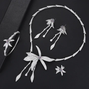 LARRAURI Famous Brand Charm Statement Daffodil Blooming Flowers Jewelry Sets Luxury Cubic Zirconia Bangle Earrings Necklace Ring
LARRAURI Famous Brand Charm Statement Daffodil Blooming Flowers Jewelry Sets Luxury Cubic Zirconia Bangle Earrings Necklace Ring