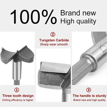 2020 New Drill Bit Set 6 Pcs, Carbide Bits High Speed Steel Wood Tool Punching Bit Wood
2020 New Drill Bit Set 6 Pcs, Carbide Bits High Speed Steel Wood Tool Punching Bit Wood