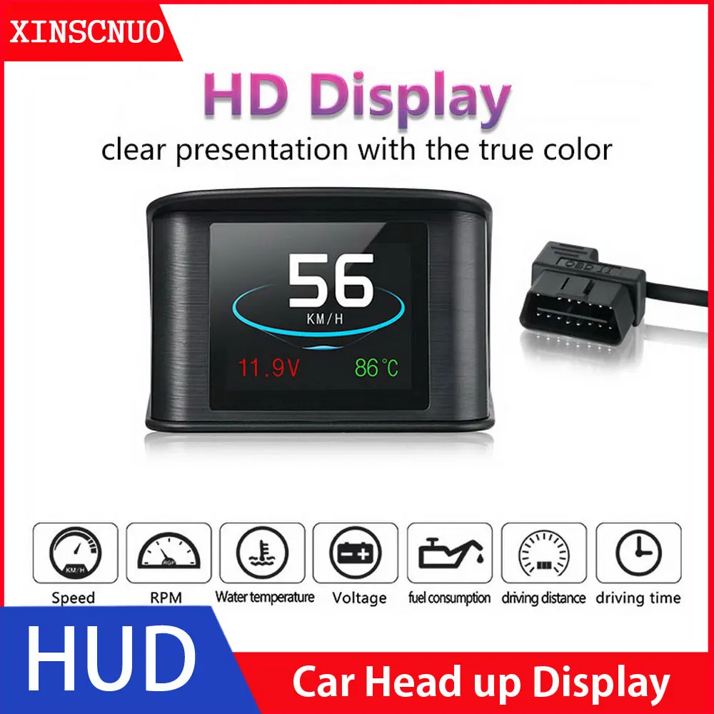 Car HUD Head Up Display Universal OBD2 Head-Up Speed Projector Safe Driving System Security Alarm Water temp Overspeed RPM
Car HUD Head Up Display Universal OBD2 Head-Up Speed Projector Safe Driving System Security Alarm Water temp Overspeed RPM
