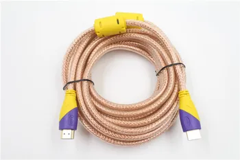 High quality V2.0 HDMI Cable 4K*2K Male to Male 3D 1080P HD for Monitor Computer TV PS3/4 Projector HDTV5m 3m
High quality V2.0 HDMI Cable 4K*2K Male to Male 3D 1080P HD for Monitor Computer TV PS3/4 Projector HDTV5m 3m