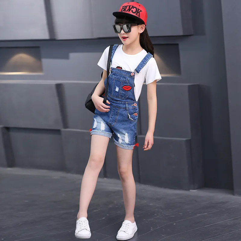 Childrenswear Girls Summer Cotton Cowboy Suspender Pants 2018 Summer Big Boy GIRL'S Casual Sports Jeans
Childrenswear Girls Summer Cotton Cowboy Suspender Pants 2018 Summer Big Boy GIRL'S Casual Sports Jeans