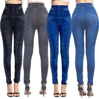 Women Sexy Push Up Seamless High Waist Warm Jeans Leggings Women Spring Elastic Faux Denim Jeggings Pants Leggins Mujer 3XL
Women Sexy Push Up Seamless High Waist Warm Jeans Leggings Women Spring Elastic Faux Denim Jeggings Pants Leggins Mujer 3XL