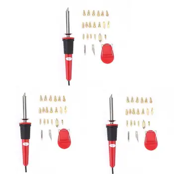 24 in 1 Soldering Iron Set Carving Pyrography Tool Wood Embossing Burning Pen Small Size Light Weight Easy to Carry
24 in 1 Soldering Iron Set Carving Pyrography Tool Wood Embossing Burning Pen Small Size Light Weight Easy to Carry
