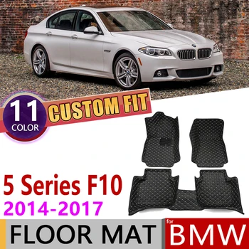 Custom Leather Car Floor Mat for BMW 5 Series F10 Sedan Saloon 2014~2017 5 Seats Waterprool Foot Pad Carpet Accessories 2015
Custom Leather Car Floor Mat for BMW 5 Series F10 Sedan Saloon 2014~2017 5 Seats Waterprool Foot Pad Carpet Accessories 2015
