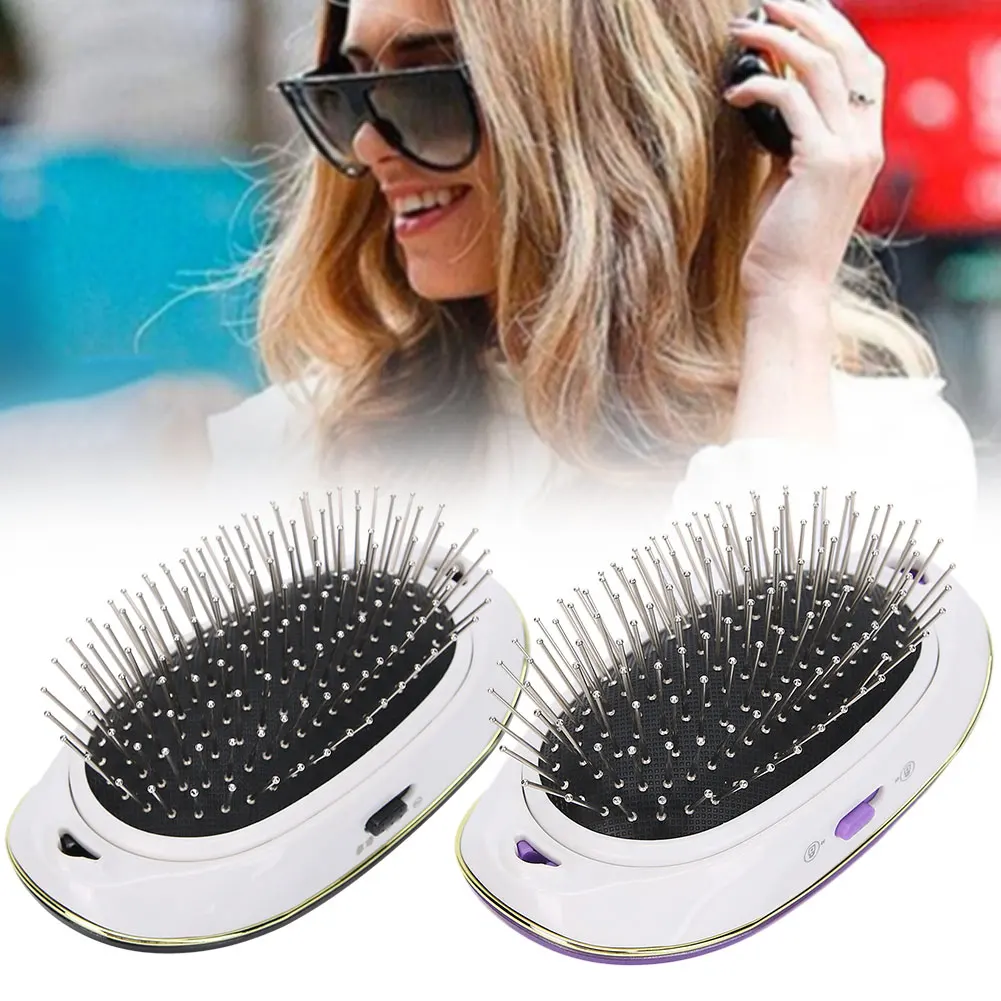 Electric Hairdressing Comb Negative Ion Anti-static Scalp Vibration Massage Comb Promote The Blood Circulation Of The Scalp
Electric Hairdressing Comb Negative Ion Anti-static Scalp Vibration Massage Comb Promote The Blood Circulation Of The Scalp