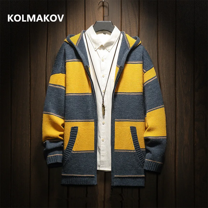 Cashmere Sweater 2022 autumn men's high quality Hooded Turtleneck Sweaters Warm knitting Cardigan Sweater men M-4XL,5XL
Cashmere Sweater 2022 autumn men's high quality Hooded Turtleneck Sweaters Warm knitting Cardigan Sweater men M-4XL,5XL