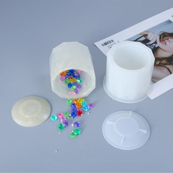 1 Set Crystal Epoxy Resin Mold Cylinder Storage Box Casting Silicone Mould DIY Crafts Jewelry Case Container Making Tools
1 Set Crystal Epoxy Resin Mold Cylinder Storage Box Casting Silicone Mould DIY Crafts Jewelry Case Container Making Tools
