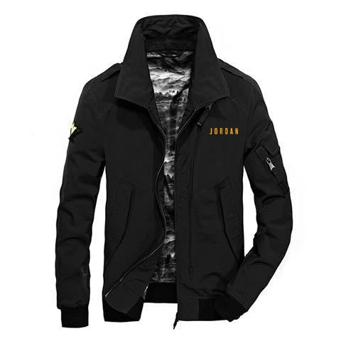 Man Jacket Spring Autumn Outerwear Rib Sleeve Slim Fit Quality Brand Tracksuit Pockets Solid Color Zipper Loose Casual Sportwear
Man Jacket Spring Autumn Outerwear Rib Sleeve Slim Fit Quality Brand Tracksuit Pockets Solid Color Zipper Loose Casual Sportwear