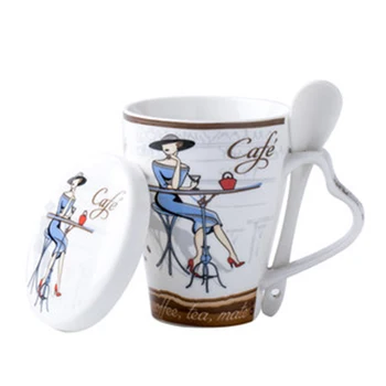Ceramic Travel Coffee Mugs Creative Porcelain European Luxury Milk Stirring Cup Modern Printed Canecas Taza Xmas Cups Gift EE5MK
Ceramic Travel Coffee Mugs Creative Porcelain European Luxury Milk Stirring Cup Modern Printed Canecas Taza Xmas Cups Gift EE5MK