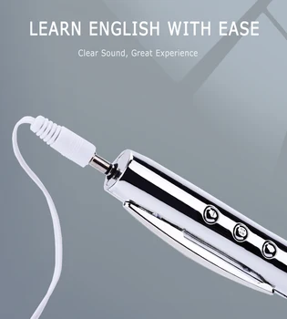 3.5mm Pen Design Plug-in Card MP3 Player English Listening Exercise Music Pen MP3 Extension card support
3.5mm Pen Design Plug-in Card MP3 Player English Listening Exercise Music Pen MP3 Extension card support