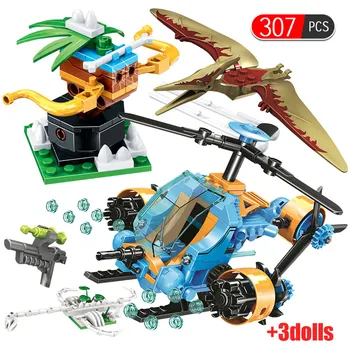 307pcs Jurassic World Capture Dinosaur Bricks Creative City Helicopter Figures Model Building Blocks Toys for Boys
307pcs Jurassic World Capture Dinosaur Bricks Creative City Helicopter Figures Model Building Blocks Toys for Boys