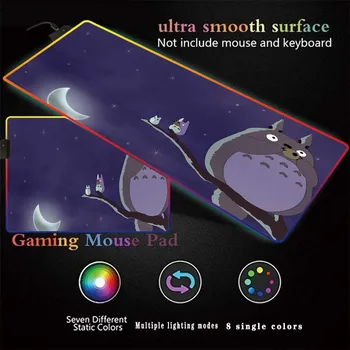 Mairuige Anime Cute Totoro LED Backlight Large Mouse Pad RGB Extended Keyboard Pad Computer Notebook Desk Gaming Mouse Pad XXL
Mairuige Anime Cute Totoro LED Backlight Large Mouse Pad RGB Extended Keyboard Pad Computer Notebook Desk Gaming Mouse Pad XXL