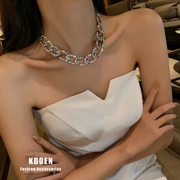 Europe and America exaggerate thick chain hip-hop short necklaces temperament clavicle chain nightclub sexy women neck chain
Europe and America exaggerate thick chain hip-hop short necklaces temperament clavicle chain nightclub sexy women neck chain