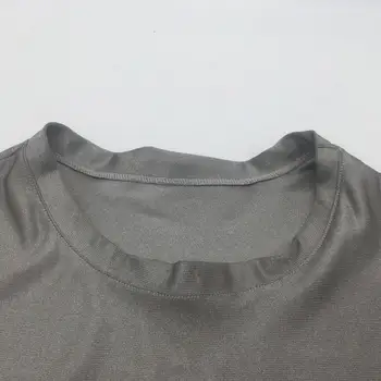 Radiation protection man's T-shirt made by silver fabric 
Radiation protection man's T-shirt made by silver fabric