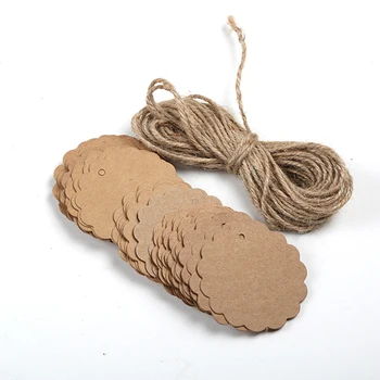 100pcs Round Scalloped Kraft Paper Card Gift Tag DIY Tag Hang Tag Label Ear Stud Hooks Cardboard Price Tags Party Wedding Decor
100pcs Round Scalloped Kraft Paper Card Gift Tag DIY Tag Hang Tag Label Ear Stud Hooks Cardboard Price Tags Party Wedding Decor