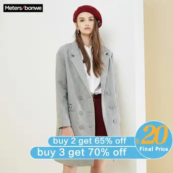 Metersbonwe New Women woolen coat outerwear winter Daily commute Handsome Lady Coat fashion Warm Casual coat
Metersbonwe New Women woolen coat outerwear winter Daily commute Handsome Lady Coat fashion Warm Casual coat