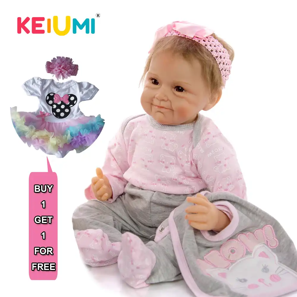 full silicone body reborn dolls kids playmate for birthday gift