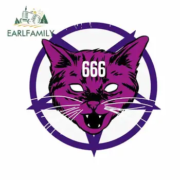 EARLFAMILY 13cm x 12.8cm for PURR EVIL CAT 666 Vinyl car Sticker Air conditioner Surfboard Motorcycle JDM VAN Decal Graphics
EARLFAMILY 13cm x 12.8cm for PURR EVIL CAT 666 Vinyl car Sticker Air conditioner Surfboard Motorcycle JDM VAN Decal Graphics