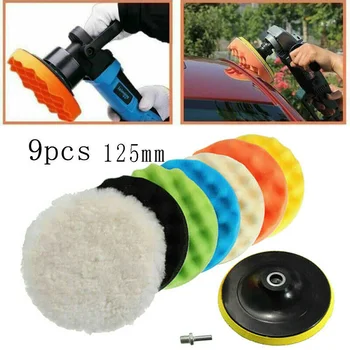 9pcs 5" 125mm Car Polisher Pad Buffer Waxing Buffing Polishing Sponge Pads Kit,High Polishing Efficiency
9pcs 5" 125mm Car Polisher Pad Buffer Waxing Buffing Polishing Sponge Pads Kit,High Polishing Efficiency