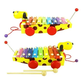 Doolland Wooden Hand Knocking Piano Children Toy Puppies Dragging Style Hand Knock Piano Toys Cute Colorful Instrument for Kids
Doolland Wooden Hand Knocking Piano Children Toy Puppies Dragging Style Hand Knock Piano Toys Cute Colorful Instrument for Kids