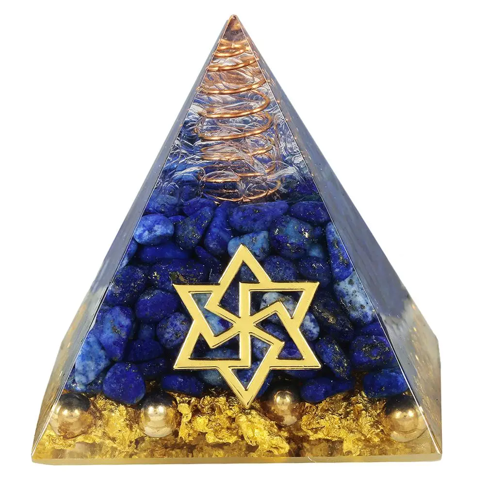TUMBEELLUWA Orgonite Pyramid Healing Chakra Natural Stone Energy Generator Gabriel Enhance Creative Resin Crystal Jewelry Decor
TUMBEELLUWA Orgonite Pyramid Healing Chakra Natural Stone Energy Generator Gabriel Enhance Creative Resin Crystal Jewelry Decor