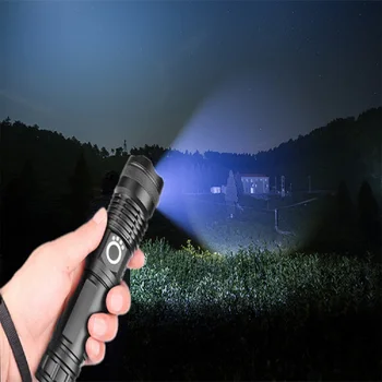 LED XHP50 telescopic flashlight USB Rechargeable High-powered 5 switch Modes Zoomabl Light use 18650 batteryflashlight
LED XHP50 telescopic flashlight USB Rechargeable High-powered 5 switch Modes Zoomabl Light use 18650 batteryflashlight