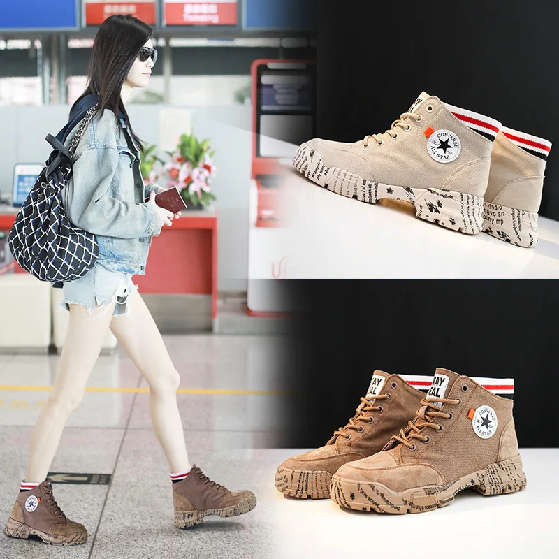 Martin Boots Women's Genuine Leather 2019 New Style Autumn & Winter British Style Students Korean-style Versatile Boots Hight-to
Martin Boots Women's Genuine Leather 2019 New Style Autumn & Winter British Style Students Korean-style Versatile Boots Hight-to
