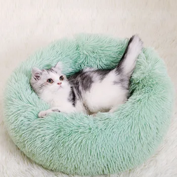 Dog bed plush donut bed comfort bed Macaron plush dog kennel pet kennel is super soft and fluffy, suitable for large dogs/cat 
Dog bed plush donut bed comfort bed Macaron plush dog kennel pet kennel is super soft and fluffy, suitable for large dogs/cat