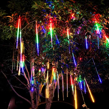 Christmas tree meteor shower decoration lights LED fairy garland 8 tube light string Christmas living room outdoor waterproof
Christmas tree meteor shower decoration lights LED fairy garland 8 tube light string Christmas living room outdoor waterproof