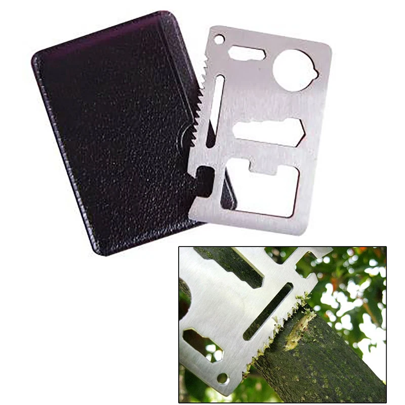 Mini Multi Tools 11 in 1 Multifunction Outdoor Hunting Survival Camping Wild Pocket Credit Card Knife Silver Multitool With Box
Mini Multi Tools 11 in 1 Multifunction Outdoor Hunting Survival Camping Wild Pocket Credit Card Knife Silver Multitool With Box
