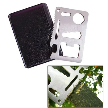 Mini Multi Tools 11 in 1 Multifunction Outdoor Hunting Survival Camping Wild Pocket Credit Card Knife Silver Multitool With Box
Mini Multi Tools 11 in 1 Multifunction Outdoor Hunting Survival Camping Wild Pocket Credit Card Knife Silver Multitool With Box