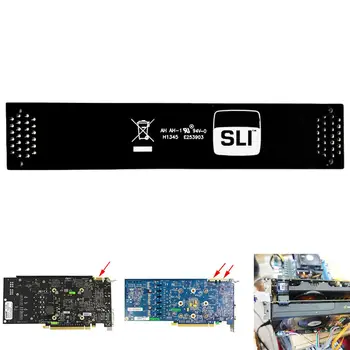 High Speed Graphics Cards Connector Adapter SLI Bridge Adapter for GTX10701080 Computer Desktop Adapter
High Speed Graphics Cards Connector Adapter SLI Bridge Adapter for GTX10701080 Computer Desktop Adapter