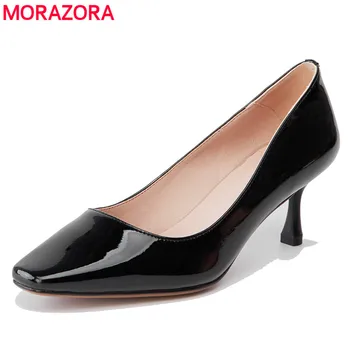 MORAZORA 2020 New spring square toe high heels shoes thin heel basic women pumps fashion classic office lady dress shoes female
MORAZORA 2020 New spring square toe high heels shoes thin heel basic women pumps fashion classic office lady dress shoes female