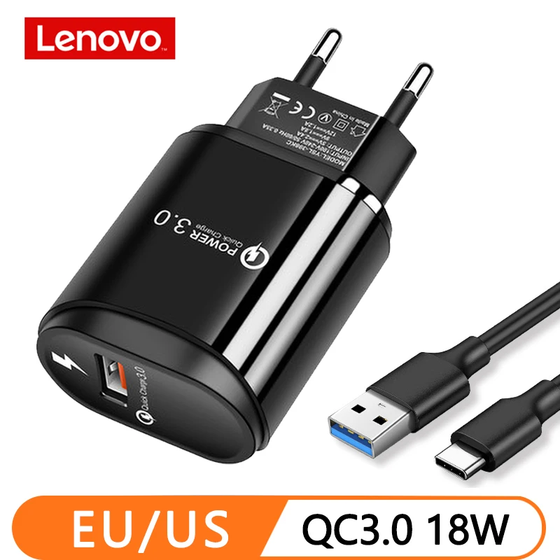 Lenovo Fast Charging 3.0 USB Charger EU US Plug Adapter for iPhone Fast Charging for Samsung Xiaomi Huawei Mobile Phone Charger
Lenovo Fast Charging 3.0 USB Charger EU US Plug Adapter for iPhone Fast Charging for Samsung Xiaomi Huawei Mobile Phone Charger