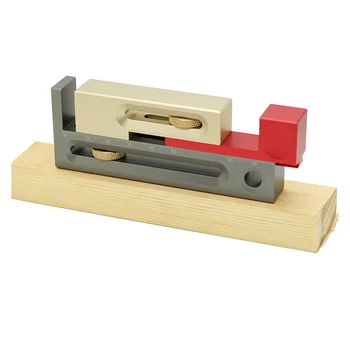 Woodworking Table Saw Slot Regulator Slot Ruler Make The Mortise and Tenon Movable Measuring Block Length Compensation Tool
Woodworking Table Saw Slot Regulator Slot Ruler Make The Mortise and Tenon Movable Measuring Block Length Compensation Tool