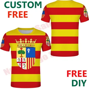 Aragon i Free Custom tshirt SPANISH Aragonese tshirts Flag Emblem Tee Shirts DIY Saragossa City Name Number T shirt
Aragon i Free Custom tshirt SPANISH Aragonese tshirts Flag Emblem Tee Shirts DIY Saragossa City Name Number T shirt