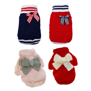 Bow-tie Pet Winter Dog Sweaters Striped Navy Style Dogs Pullover For Small Large Dog Chihuahua Bomei Cat Clothes XXS XS S M L XL
Bow-tie Pet Winter Dog Sweaters Striped Navy Style Dogs Pullover For Small Large Dog Chihuahua Bomei Cat Clothes XXS XS S M L XL