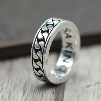 S925 Sterling Silver Personality Simple Generous Weave Men Women Ring Ring Retro Index Finger Tide Refers Thai Silver Jewelry
S925 Sterling Silver Personality Simple Generous Weave Men Women Ring Ring Retro Index Finger Tide Refers Thai Silver Jewelry