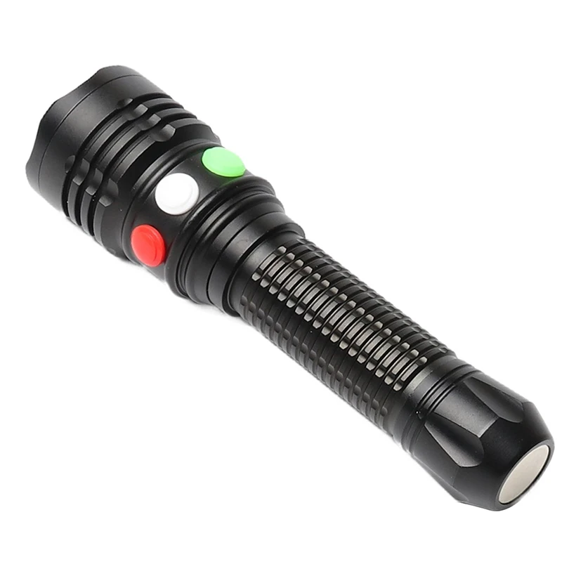 Outdoor Black Flashlight Railway Signal Light Camping Flashlight Baton Defense Waterproof Lanterna Portable Lighting EB50SD
Outdoor Black Flashlight Railway Signal Light Camping Flashlight Baton Defense Waterproof Lanterna Portable Lighting EB50SD