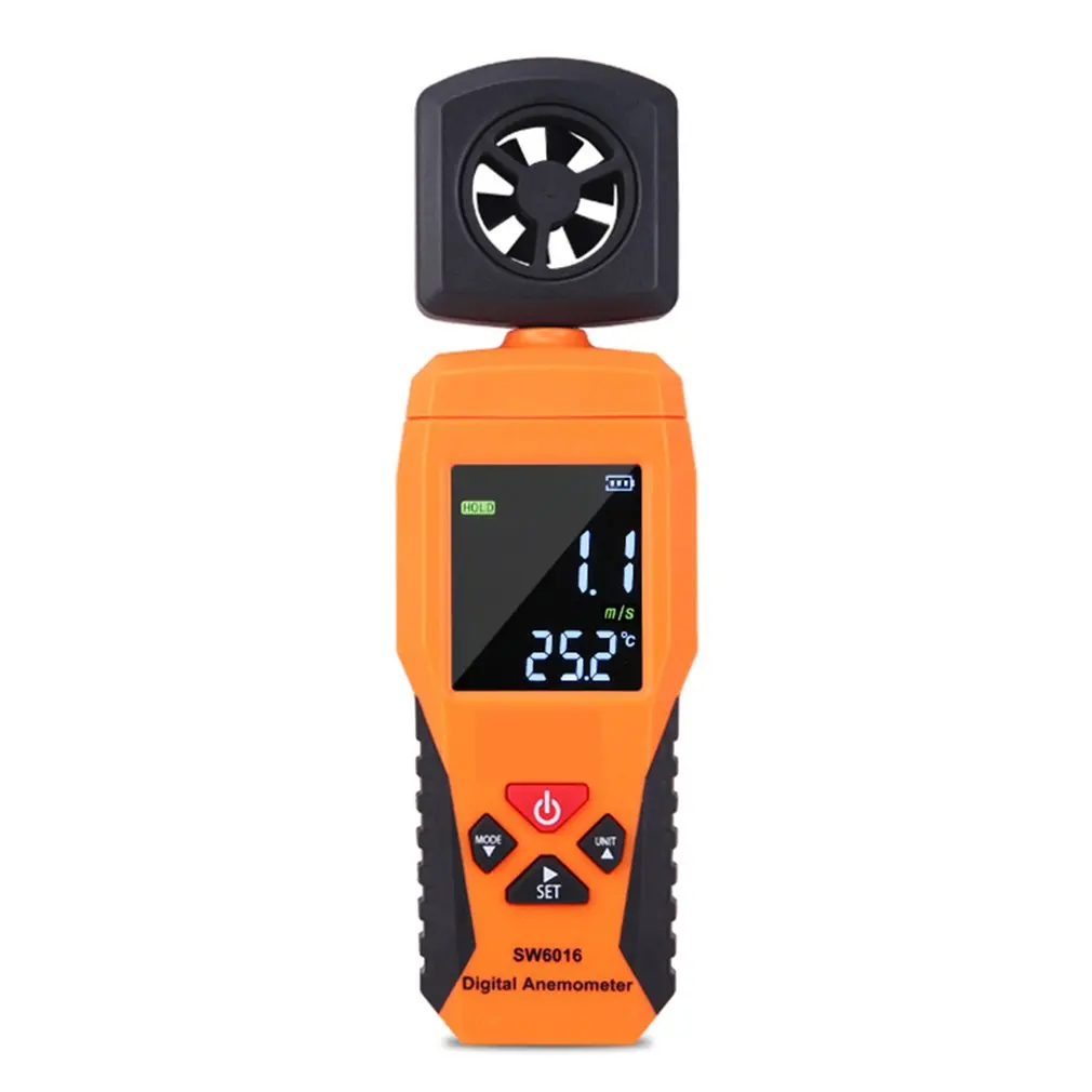 Digital Anemometer Thermometer Temperature Tester Portable Wind Air Speed Gauge Meter Windmeter Measuring
Digital Anemometer Thermometer Temperature Tester Portable Wind Air Speed Gauge Meter Windmeter Measuring