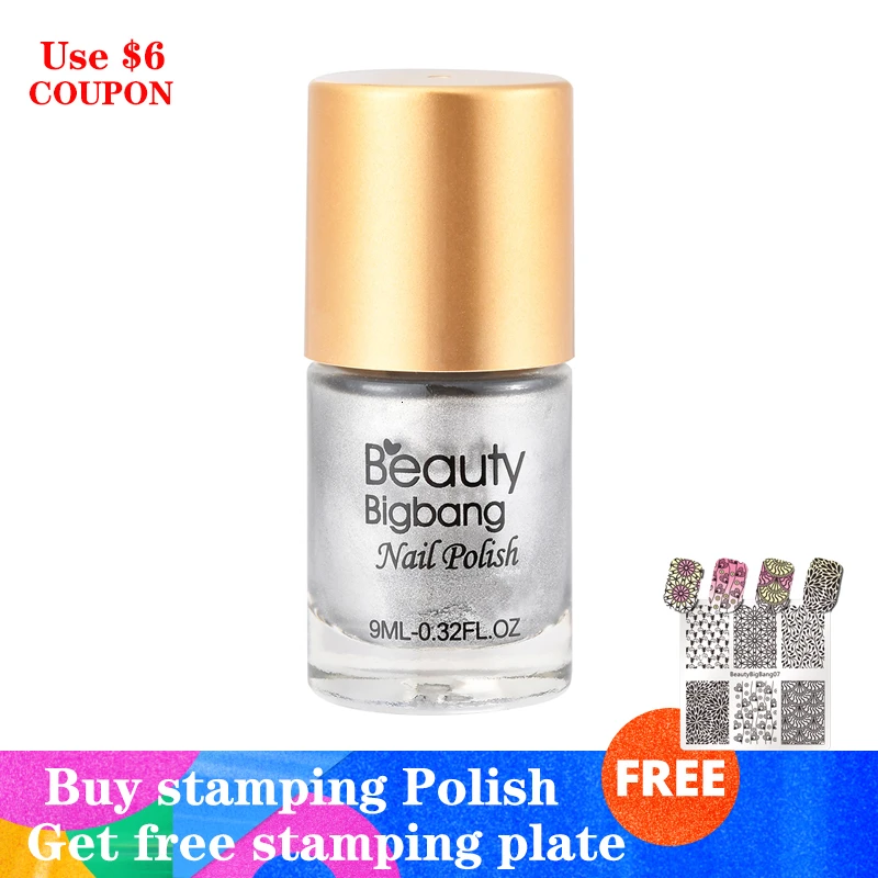 Beauty Big Bang 9ml Nail Stamping Polish Black White Printing Varnish Lacquer for Nail Art Stamping Plate With Free Template
Beauty Big Bang 9ml Nail Stamping Polish Black White Printing Varnish Lacquer for Nail Art Stamping Plate With Free Template